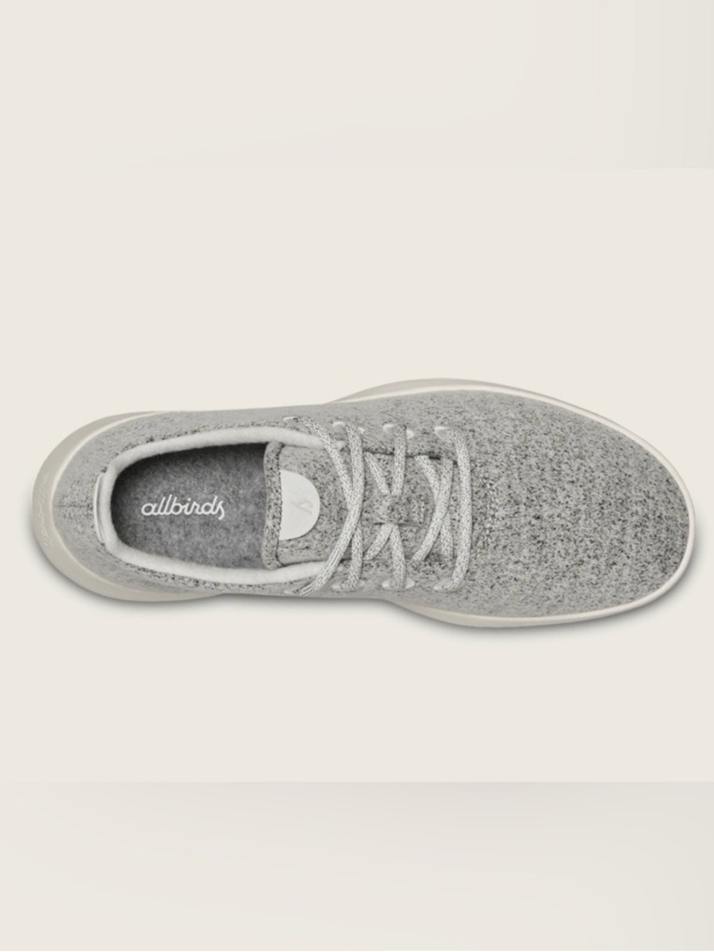 allbirds Women's Dapple Grey Merino Wool Classic Lace-Up Sneakers Women’s Size 9